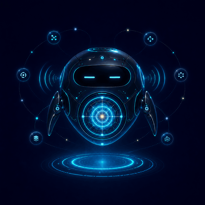 CoreLayer voice assistant overlay showing listening state